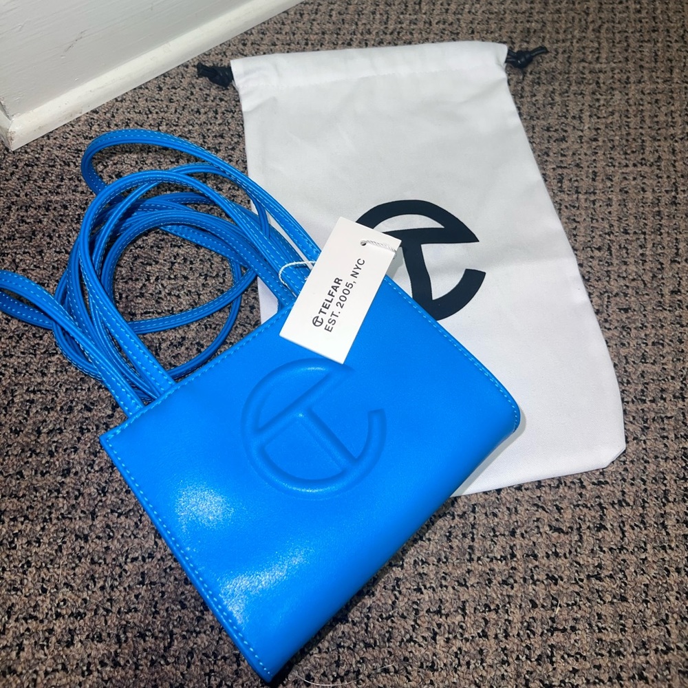 Small Cyan Telfar Bag